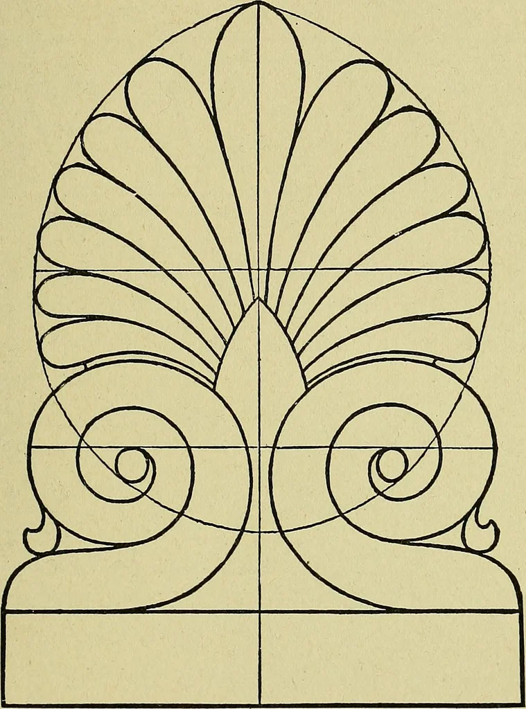 An illustration from Easy steps in architecture and architectural drawing .., 1915, leaf 594