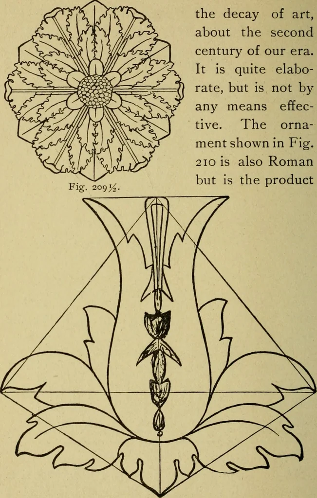 An illustration from Easy steps in architecture and architectural drawing .., 1915, leaf 597