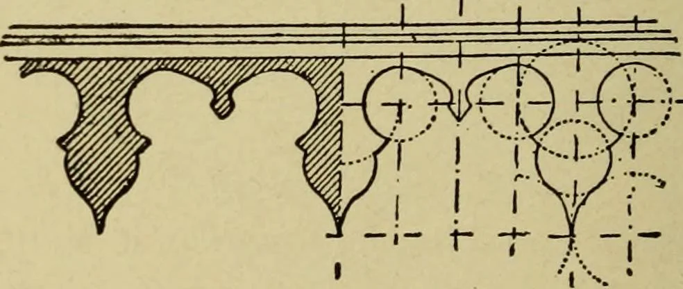 An illustration from Easy steps in architecture and architectural drawing .., 1915, leaf 611