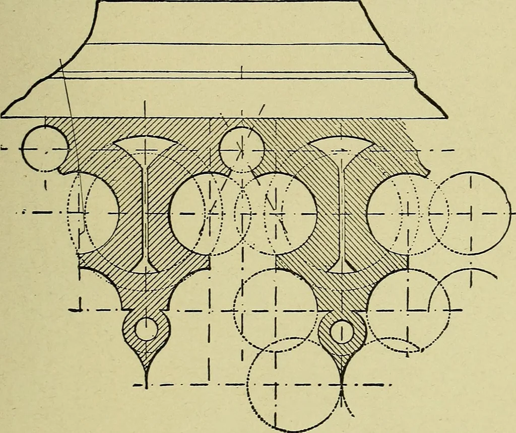 An illustration from Easy steps in architecture and architectural drawing .., 1915, leaf 612