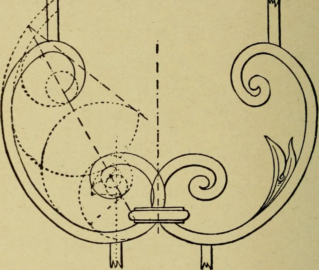 An illustration from Easy steps in architecture and architectural drawing .., 1915, leaf 613