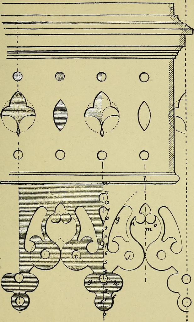 An illustration from Easy steps in architecture and architectural drawing .., 1915, leaf 626