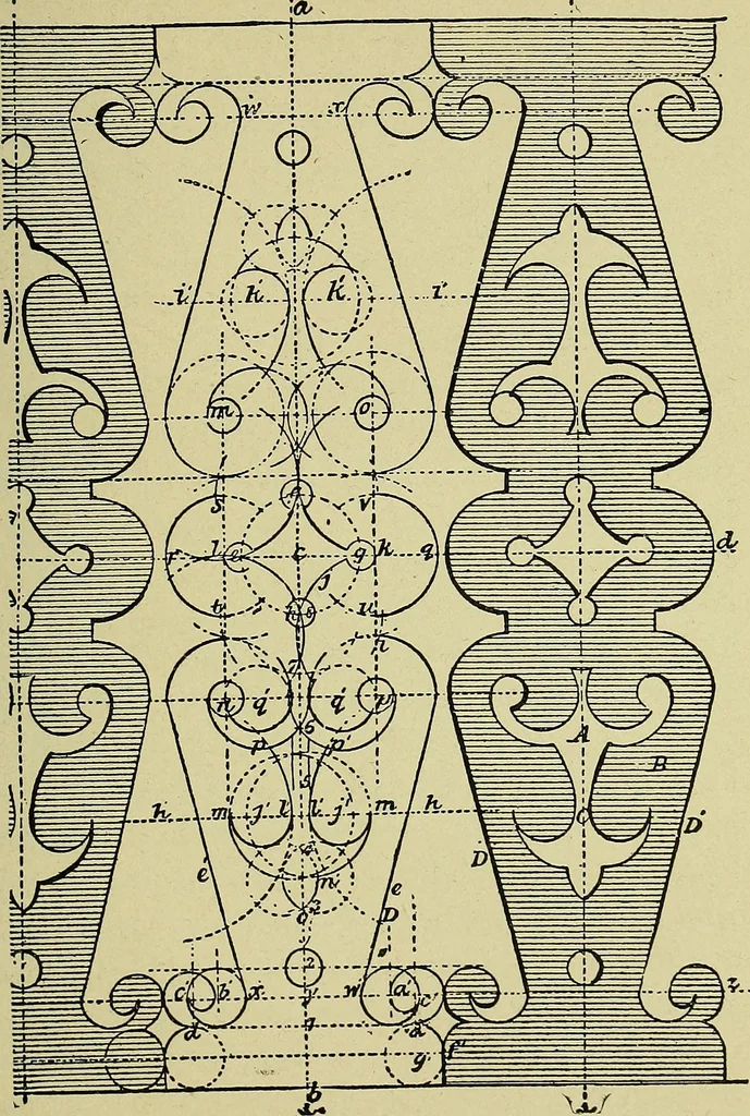 An illustration from Easy steps in architecture and architectural drawing .., 1915, leaf 628
