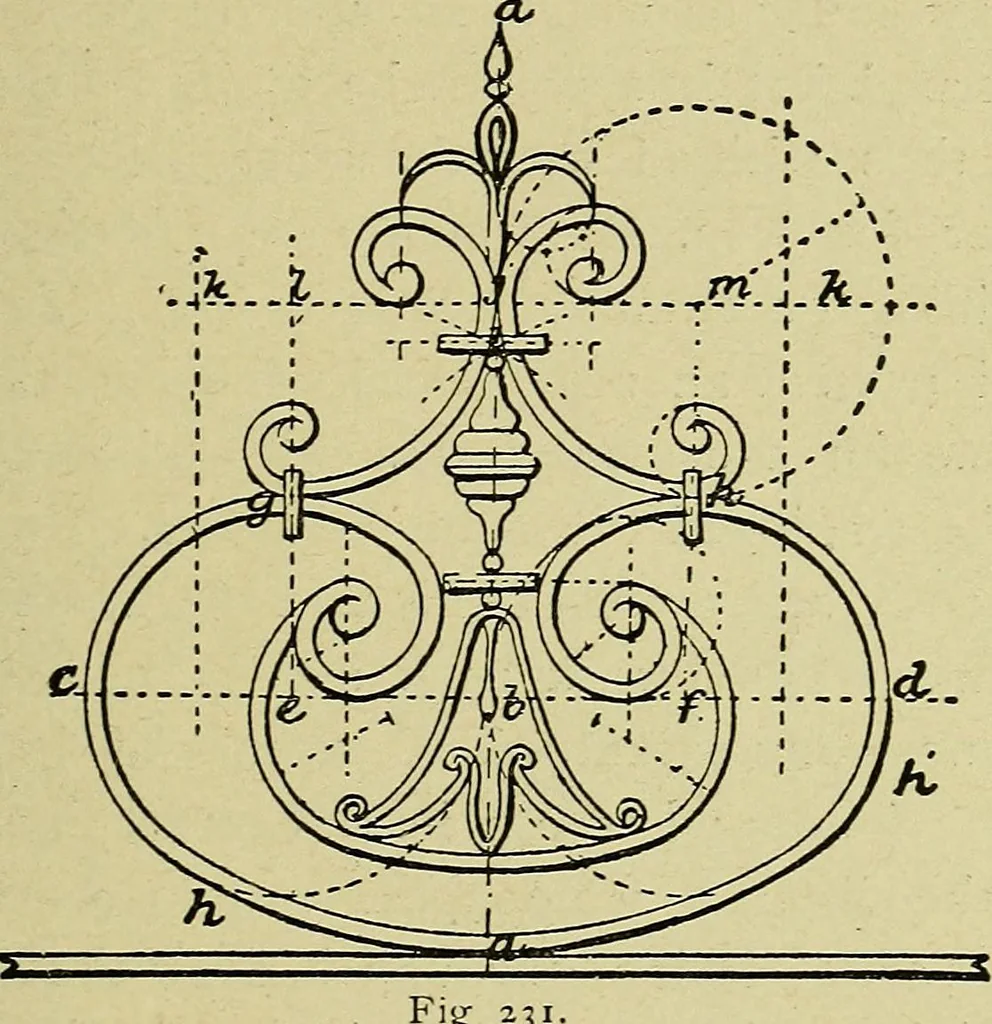 An illustration from Easy steps in architecture and architectural drawing .., 1915, leaf 630