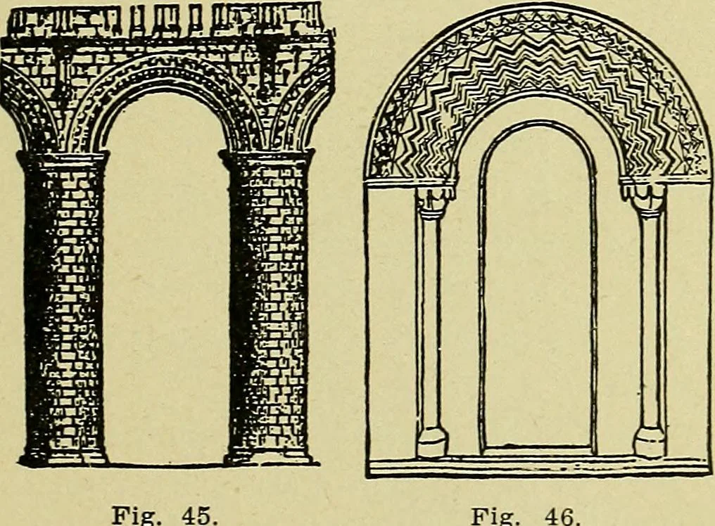 An illustration from Easy steps in architecture and architectural drawing .., 1915, leaf 64