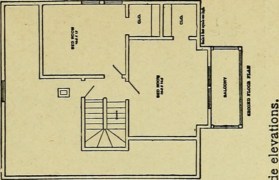 An illustration from Easy steps in architecture and architectural drawing .., 1915, leaf 704
