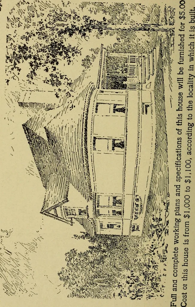 An illustration from Easy steps in architecture and architectural drawing .., 1915, leaf 705