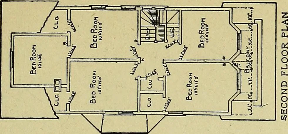 An illustration from Easy steps in architecture and architectural drawing .., 1915, leaf 710
