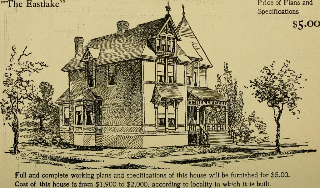 An illustration from Easy steps in architecture and architectural drawing .., 1915, leaf 715