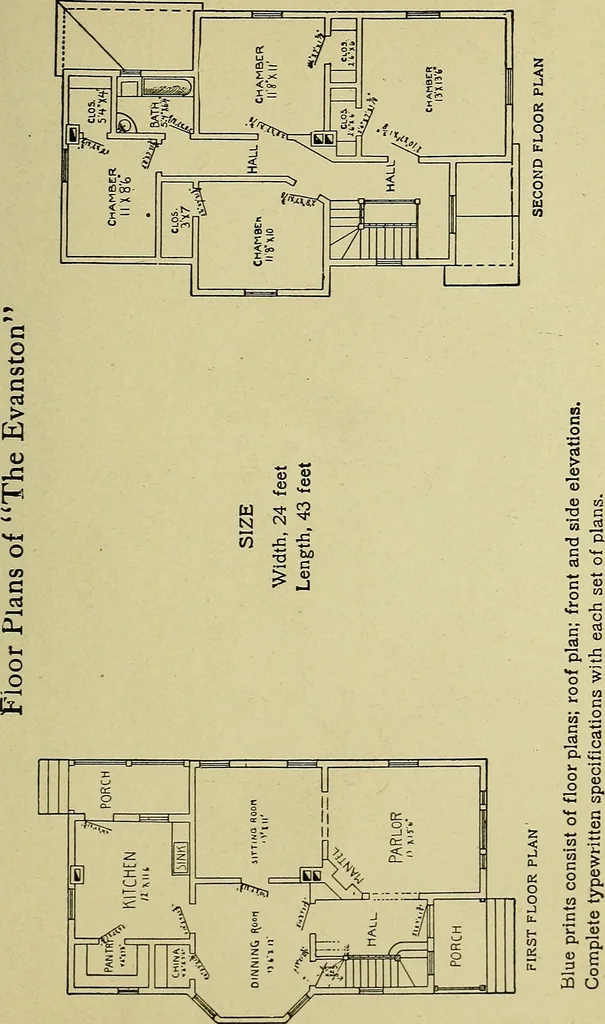 An illustration from Easy steps in architecture and architectural drawing .., 1915, leaf 722