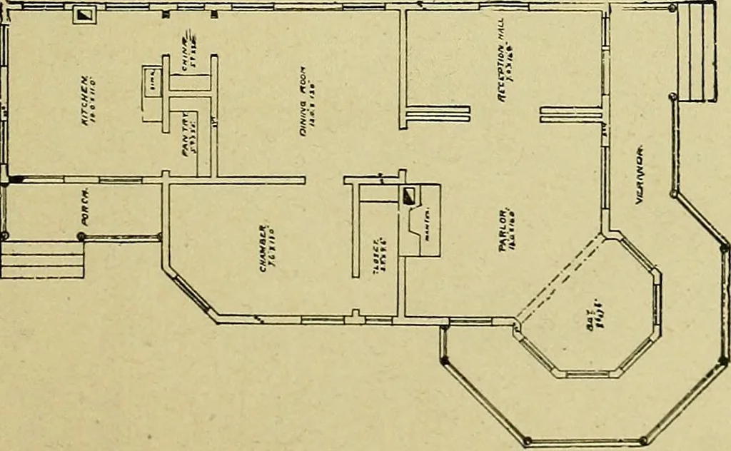 An illustration from Easy steps in architecture and architectural drawing .., 1915, leaf 728