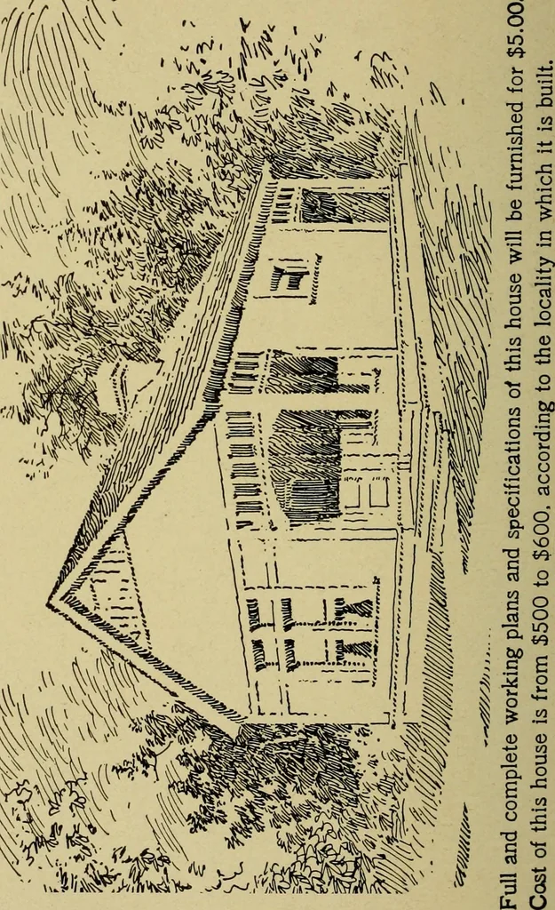 An illustration from Easy steps in architecture and architectural drawing .., 1915, leaf 729