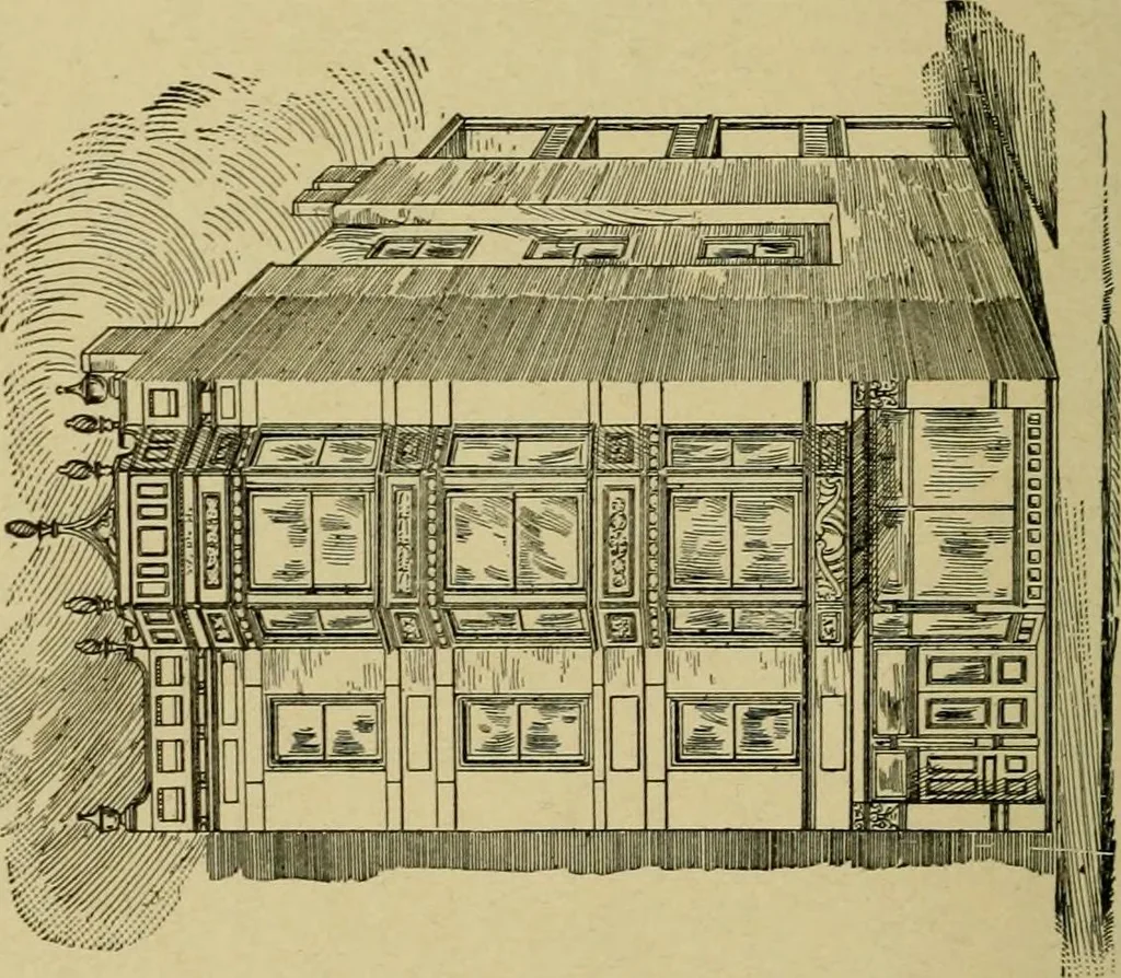 An illustration from Easy steps in architecture and architectural drawing .., 1915, leaf 731