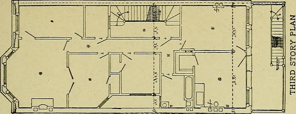 An illustration from Easy steps in architecture and architectural drawing .., 1915, leaf 732