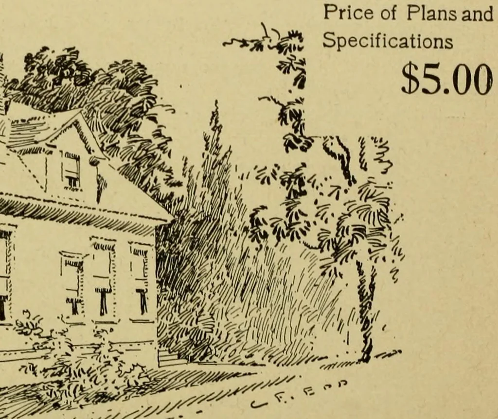An illustration from Easy steps in architecture and architectural drawing .., 1915, leaf 733