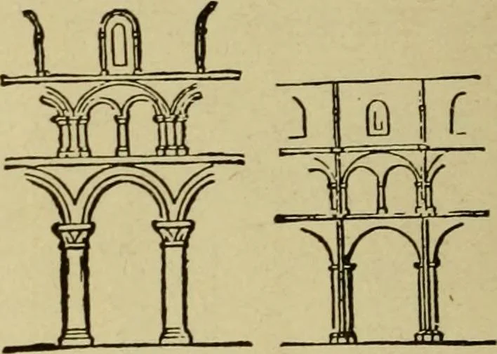 An illustration from Easy steps in architecture and architectural drawing .., 1915, leaf 83