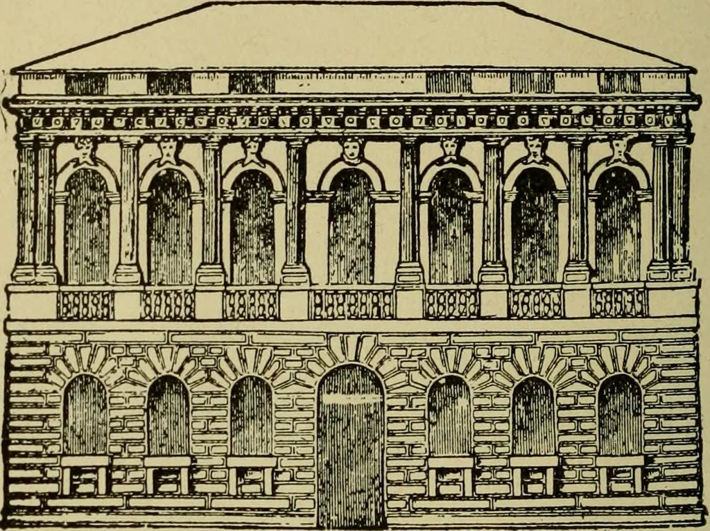 An illustration from Easy steps in architecture and architectural drawing .., 1915, leaf 87
