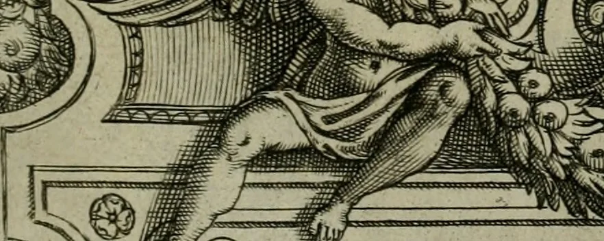 An illustration from Ecclesiae anglicanae trophæa, siue, Sanctor martyrum, qui pro Christo catholicæq fidei veritate asserenda : antiquo recentioriq persecutionum tempore, mortem in Anglia subierunt, passiones, Romæ in Collegio Anglico, 1584, leaf 4