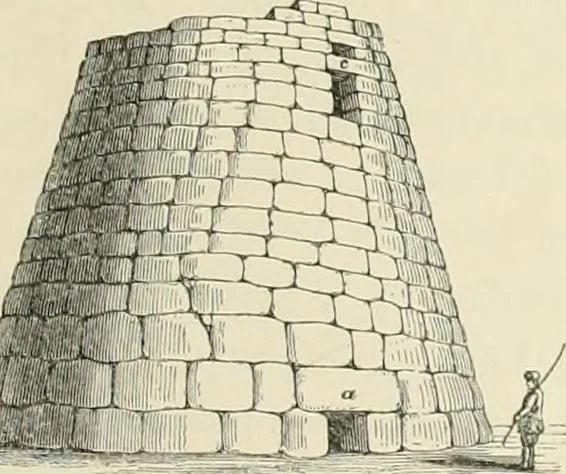 An illustration from The ecclesiastical architecture of Ireland, anterior to the Anglo-Norman invasion; comprising an essay on the origin and uses of the round towers of Ireland, which obtained the gold medal and prize of the Royal Irish Academy, 1845, leaf 101