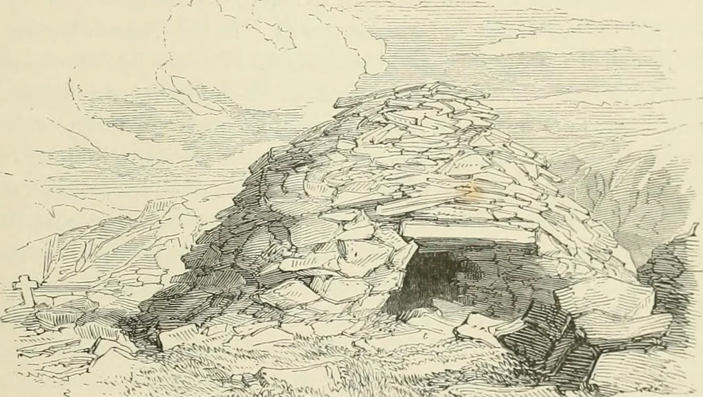 An illustration from The ecclesiastical architecture of Ireland, anterior to the Anglo-Norman invasion; comprising an essay on the origin and uses of the round towers of Ireland, which obtained the gold medal and prize of the Royal Irish Academy, 1845, leaf 155