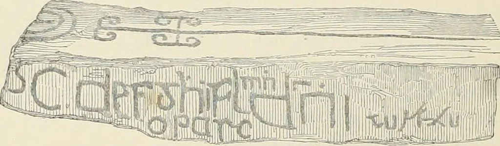 An illustration from The ecclesiastical architecture of Ireland, anterior to the Anglo-Norman invasion; comprising an essay on the origin and uses of the round towers of Ireland, which obtained the gold medal and prize of the Royal Irish Academy, 1845, leaf 158