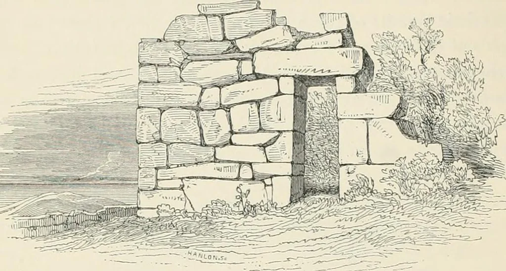 An illustration from The ecclesiastical architecture of Ireland, anterior to the Anglo-Norman invasion; comprising an essay on the origin and uses of the round towers of Ireland, which obtained the gold medal and prize of the Royal Irish Academy, 1845, leaf 188