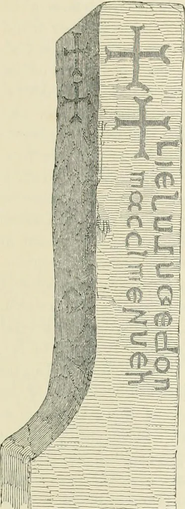 An illustration from The ecclesiastical architecture of Ireland, anterior to the Anglo-Norman invasion; comprising an essay on the origin and uses of the round towers of Ireland, which obtained the gold medal and prize of the Royal Irish Academy, 1845, leaf 189