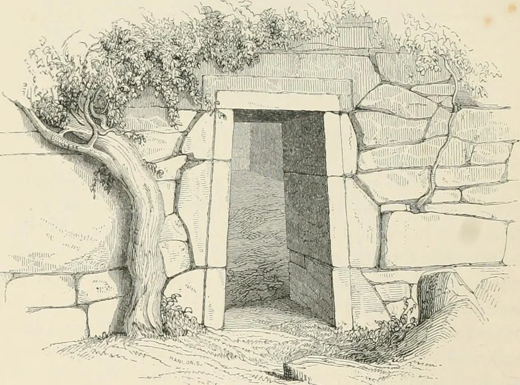 An illustration from The ecclesiastical architecture of Ireland, anterior to the Anglo-Norman invasion; comprising an essay on the origin and uses of the round towers of Ireland, which obtained the gold medal and prize of the Royal Irish Academy, 1845, leaf 194