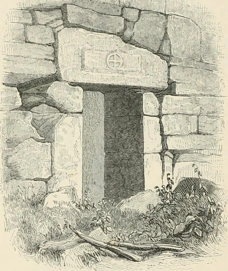 An illustration from The ecclesiastical architecture of Ireland, anterior to the Anglo-Norman invasion; comprising an essay on the origin and uses of the round towers of Ireland, which obtained the gold medal and prize of the Royal Irish Academy, 1845, leaf 198
