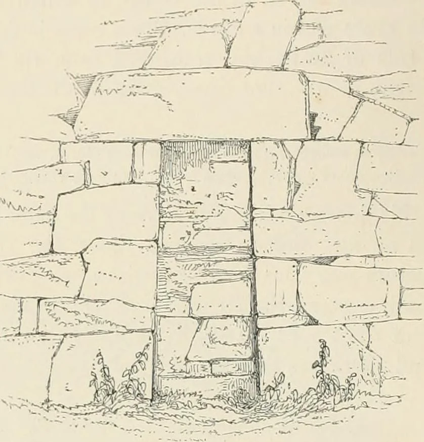 An illustration from The ecclesiastical architecture of Ireland, anterior to the Anglo-Norman invasion; comprising an essay on the origin and uses of the round towers of Ireland, which obtained the gold medal and prize of the Royal Irish Academy, 1845, leaf 200