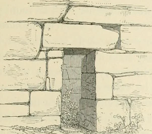 An illustration from The ecclesiastical architecture of Ireland, anterior to the Anglo-Norman invasion; comprising an essay on the origin and uses of the round towers of Ireland, which obtained the gold medal and prize of the Royal Irish Academy, 1845, leaf 201