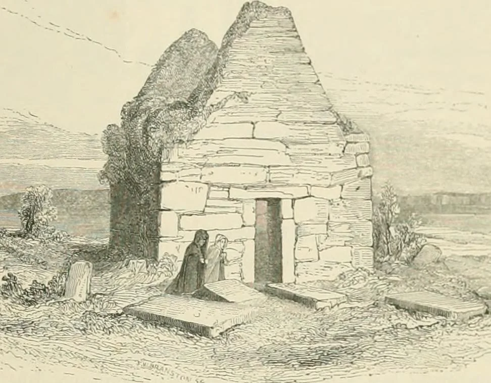 An illustration from The ecclesiastical architecture of Ireland, anterior to the Anglo-Norman invasion; comprising an essay on the origin and uses of the round towers of Ireland, which obtained the gold medal and prize of the Royal Irish Academy, 1845, leaf 213
