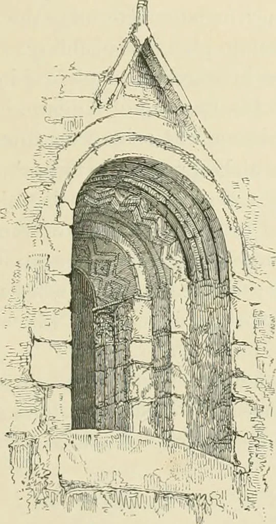 An illustration from The ecclesiastical architecture of Ireland, anterior to the Anglo-Norman invasion; comprising an essay on the origin and uses of the round towers of Ireland, which obtained the gold medal and prize of the Royal Irish Academy, 1845, leaf 233
