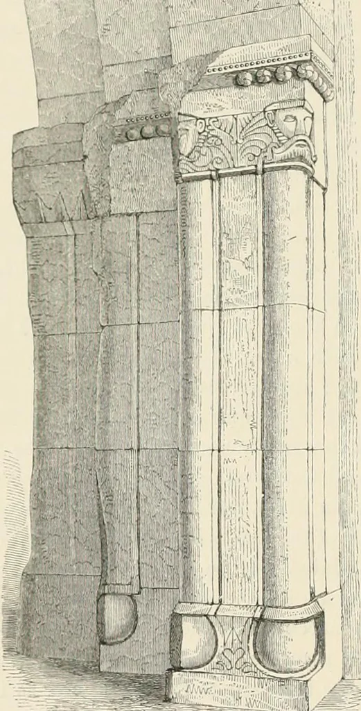 An illustration from The ecclesiastical architecture of Ireland, anterior to the Anglo-Norman invasion; comprising an essay on the origin and uses of the round towers of Ireland, which obtained the gold medal and prize of the Royal Irish Academy, 1845, leaf 266