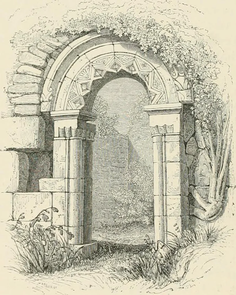 An illustration from The ecclesiastical architecture of Ireland, anterior to the Anglo-Norman invasion; comprising an essay on the origin and uses of the round towers of Ireland, which obtained the gold medal and prize of the Royal Irish Academy, 1845, leaf 270
