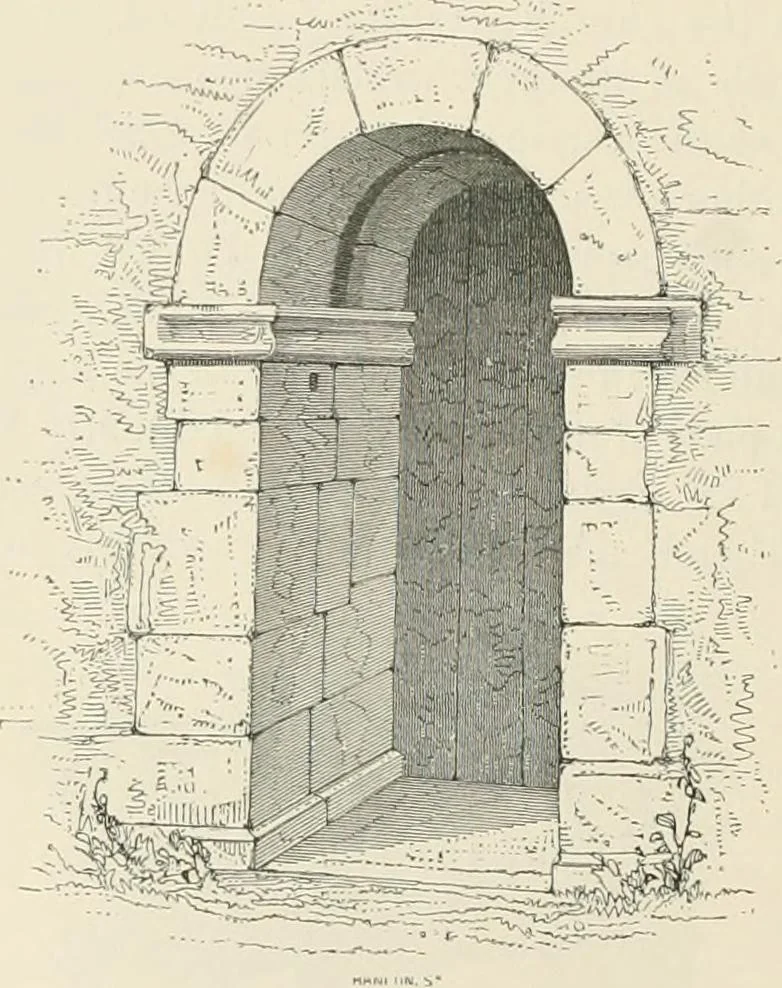 An illustration from The ecclesiastical architecture of Ireland, anterior to the Anglo-Norman invasion; comprising an essay on the origin and uses of the round towers of Ireland, which obtained the gold medal and prize of the Royal Irish Academy, 1845, leaf 300