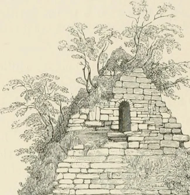 An illustration from The ecclesiastical architecture of Ireland, anterior to the Anglo-Norman invasion; comprising an essay on the origin and uses of the round towers of Ireland, which obtained the gold medal and prize of the Royal Irish Academy, 1845, leaf 302