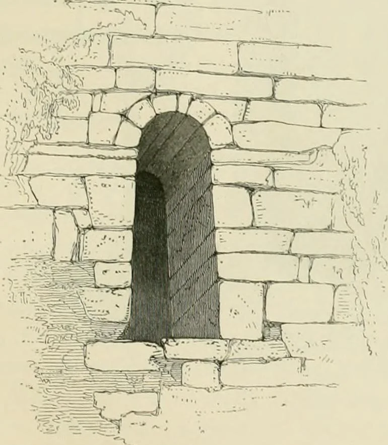 An illustration from The ecclesiastical architecture of Ireland, anterior to the Anglo-Norman invasion; comprising an essay on the origin and uses of the round towers of Ireland, which obtained the gold medal and prize of the Royal Irish Academy, 1845, leaf 303