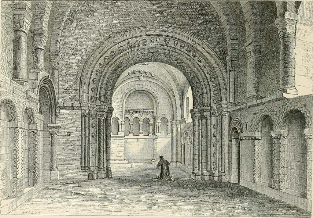 An illustration from The ecclesiastical architecture of Ireland, anterior to the Anglo-Norman invasion; comprising an essay on the origin and uses of the round towers of Ireland, which obtained the gold medal and prize of the Royal Irish Academy, 1845, leaf 318