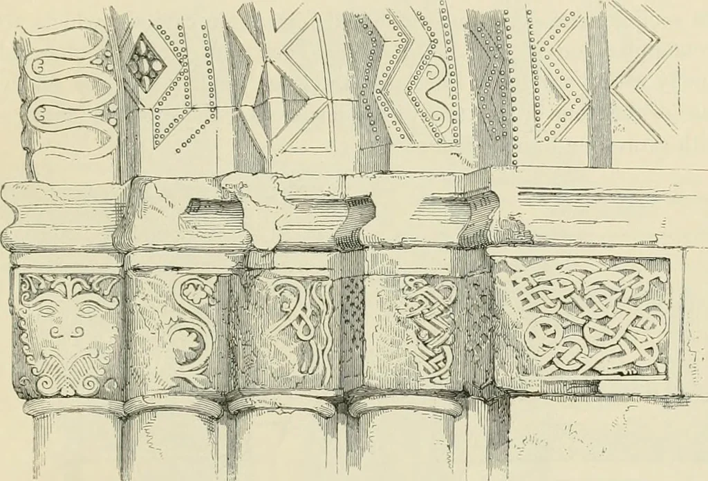 An illustration from The ecclesiastical architecture of Ireland, anterior to the Anglo-Norman invasion; comprising an essay on the origin and uses of the round towers of Ireland, which obtained the gold medal and prize of the Royal Irish Academy, 1845, leaf 341