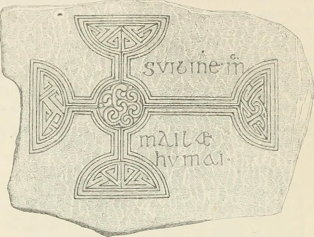 An illustration from The ecclesiastical architecture of Ireland, anterior to the Anglo-Norman invasion; comprising an essay on the origin and uses of the round towers of Ireland, which obtained the gold medal and prize of the Royal Irish Academy, 1845, leaf 352