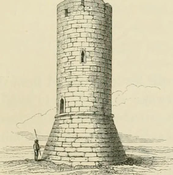An illustration from The ecclesiastical architecture of Ireland, anterior to the Anglo-Norman invasion; comprising an essay on the origin and uses of the round towers of Ireland, which obtained the gold medal and prize of the Royal Irish Academy, 1845, leaf 391