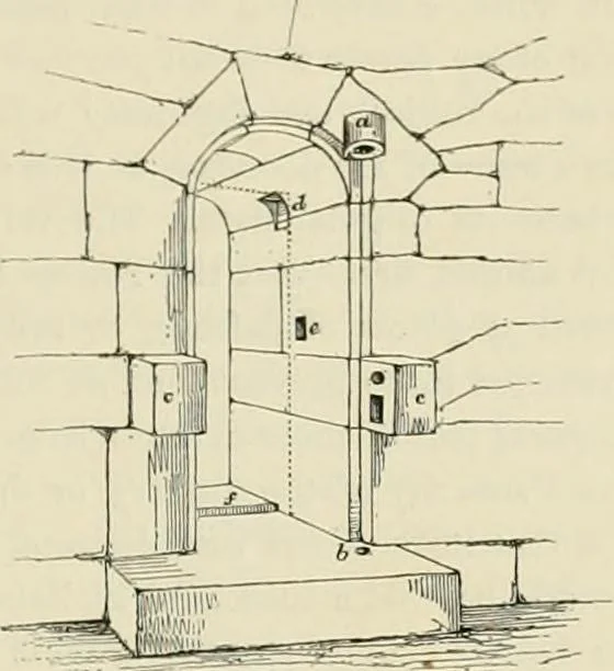 An illustration from The ecclesiastical architecture of Ireland, anterior to the Anglo-Norman invasion; comprising an essay on the origin and uses of the round towers of Ireland, which obtained the gold medal and prize of the Royal Irish Academy, 1845, leaf 393