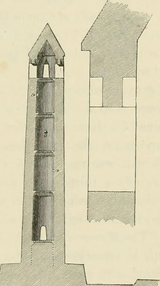 An illustration from The ecclesiastical architecture of Ireland, anterior to the Anglo-Norman invasion; comprising an essay on the origin and uses of the round towers of Ireland, which obtained the gold medal and prize of the Royal Irish Academy, 1845, leaf 421