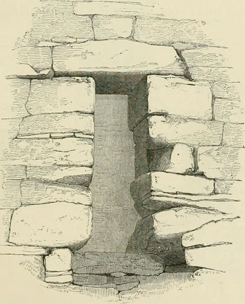 An illustration from The ecclesiastical architecture of Ireland, anterior to the Anglo-Norman invasion; comprising an essay on the origin and uses of the round towers of Ireland, which obtained the gold medal and prize of the Royal Irish Academy, 1845, leaf 425