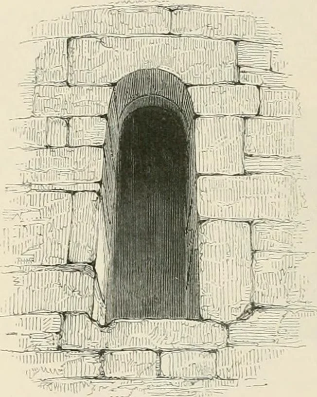An illustration from The ecclesiastical architecture of Ireland, anterior to the Anglo-Norman invasion; comprising an essay on the origin and uses of the round towers of Ireland, which obtained the gold medal and prize of the Royal Irish Academy, 1845, leaf 428