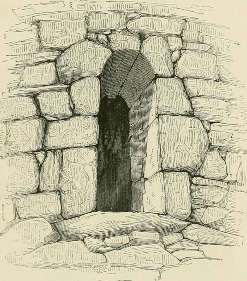 An illustration from The ecclesiastical architecture of Ireland, anterior to the Anglo-Norman invasion; comprising an essay on the origin and uses of the round towers of Ireland, which obtained the gold medal and prize of the Royal Irish Academy, 1845, leaf 429
