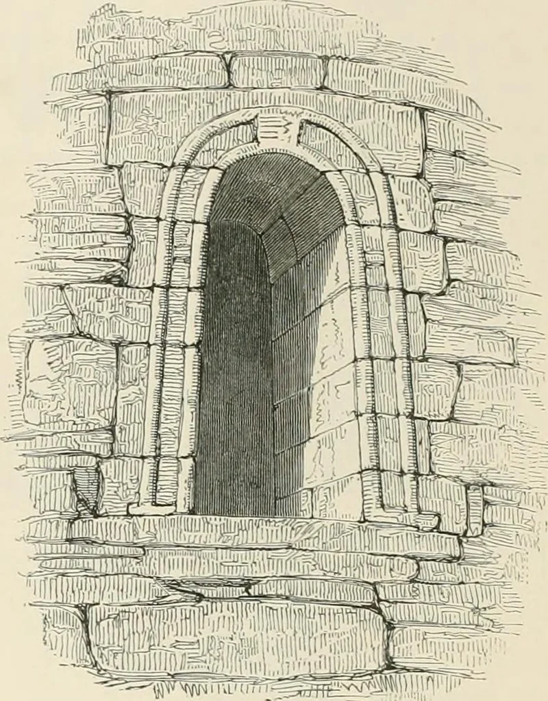 An illustration from The ecclesiastical architecture of Ireland, anterior to the Anglo-Norman invasion; comprising an essay on the origin and uses of the round towers of Ireland, which obtained the gold medal and prize of the Royal Irish Academy, 1845, leaf 432