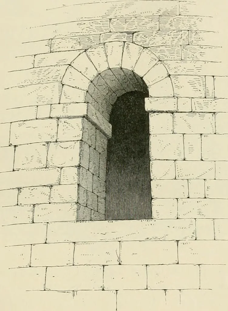 An illustration from The ecclesiastical architecture of Ireland, anterior to the Anglo-Norman invasion; comprising an essay on the origin and uses of the round towers of Ireland, which obtained the gold medal and prize of the Royal Irish Academy, 1845, leaf 435