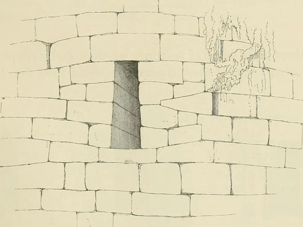 An illustration from The ecclesiastical architecture of Ireland, anterior to the Anglo-Norman invasion; comprising an essay on the origin and uses of the round towers of Ireland, which obtained the gold medal and prize of the Royal Irish Academy, 1845, leaf 437